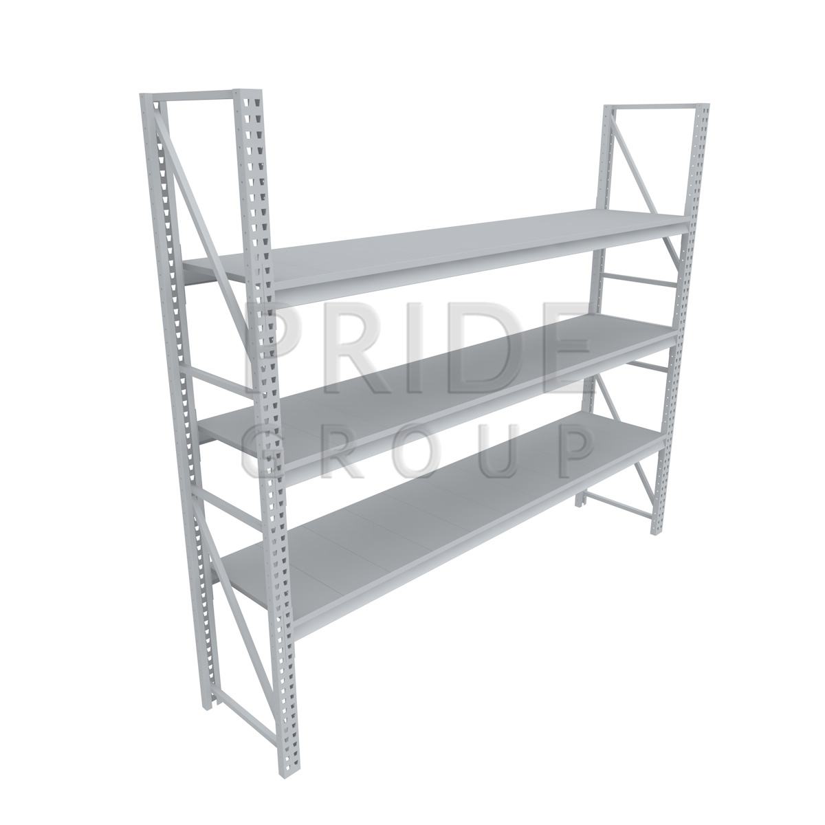 картинка Стеллаж грузовой СГП 1250x800x2000 3 полки крашенные