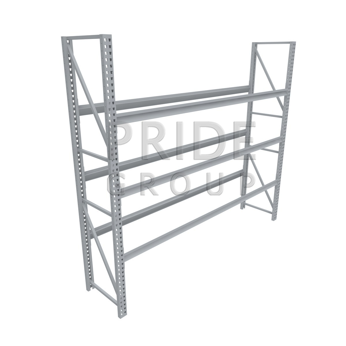 картинка Стеллаж грузовой СГП 1250x600x2000 3 полки без настила