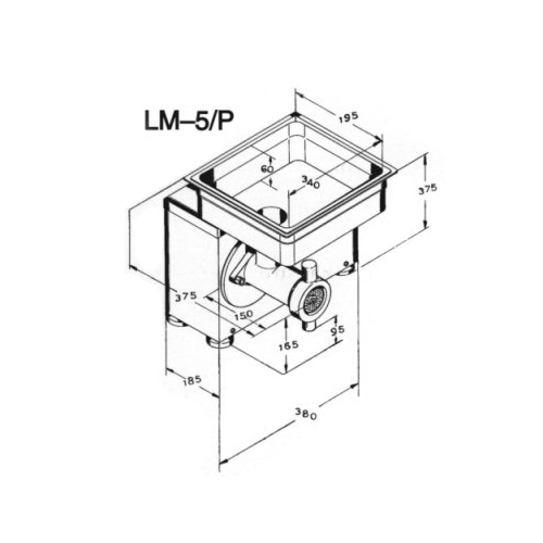 Мясорубка KT LM-5/P Enterprise