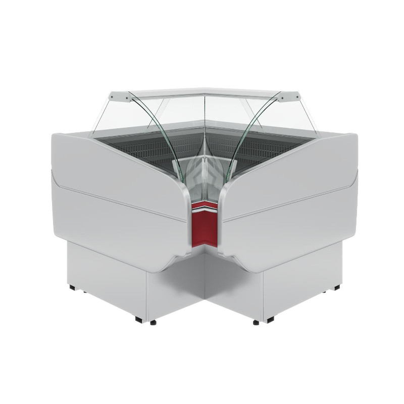 Витрина холодильная Carboma Atrium G120 VM-6 3004 динамика внутренний угол