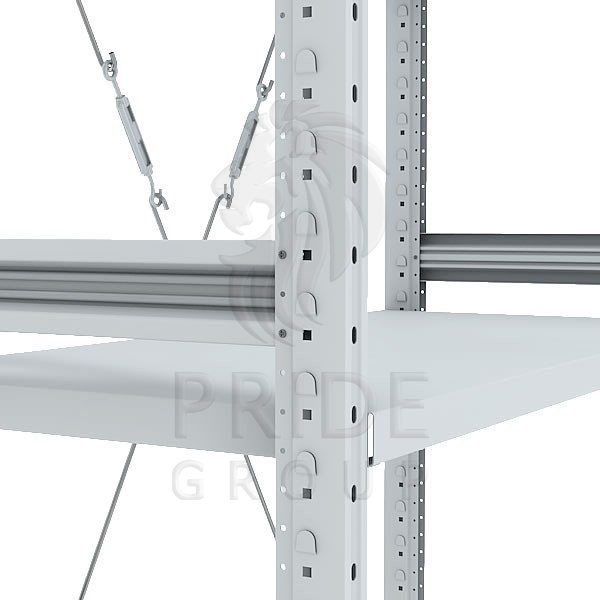 Стеллаж СКУ 1264 (2964) оцинкованная рама МТЗ