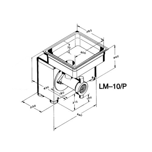 Мясорубка KT LM-10/P Enterprise