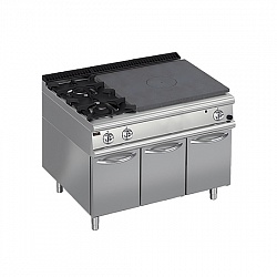 картинка Плита со сплошной поверхностью газовая 700 серии Apach Chef Line LRSTG127R2SXCS